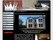 Tablet Screenshot of kingslodgebelfast.com